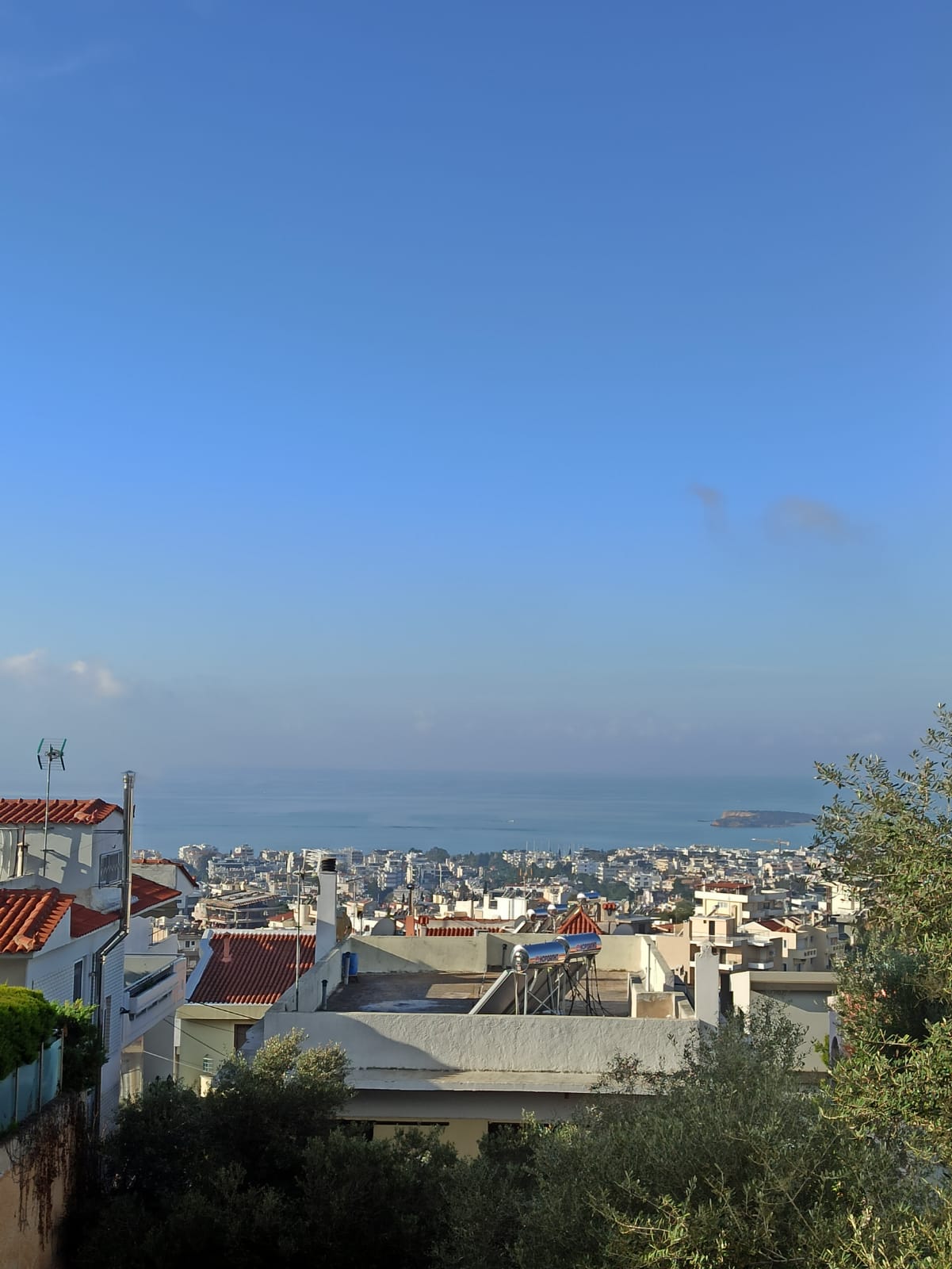 Voula (Dikigorika/Panorama) plot 352m² with seaview