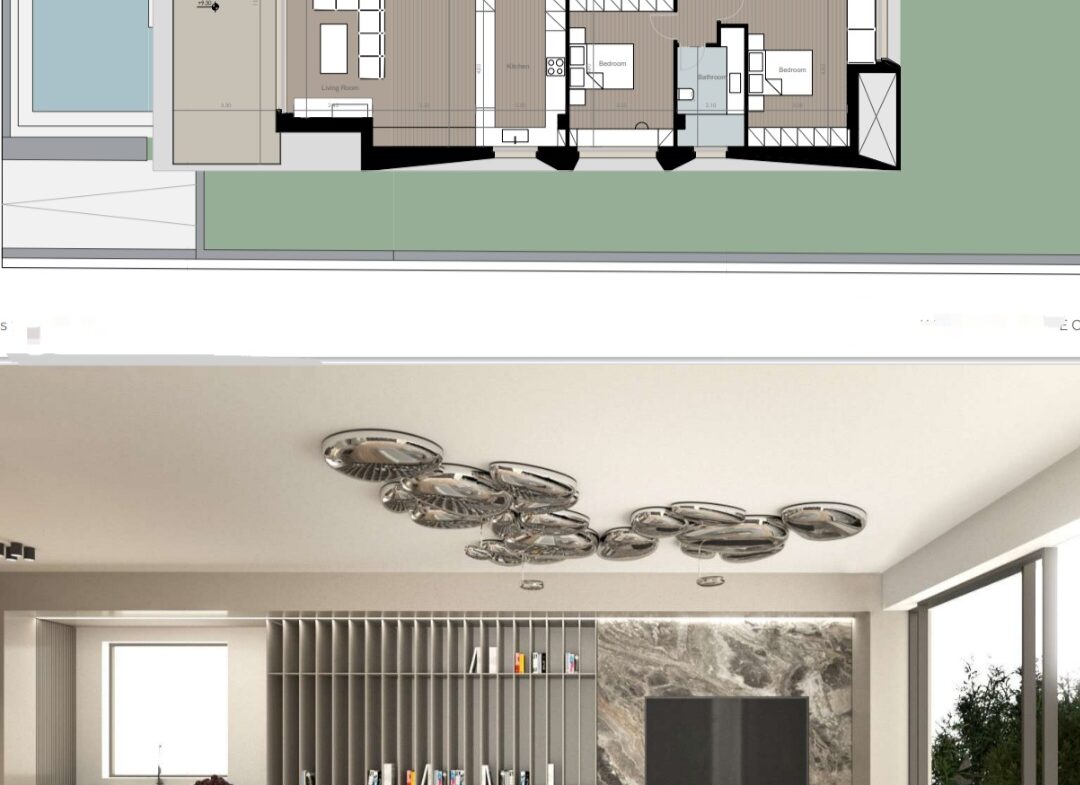 Voula (Center) | 192m² apartment 3bedrooms 2nd floor