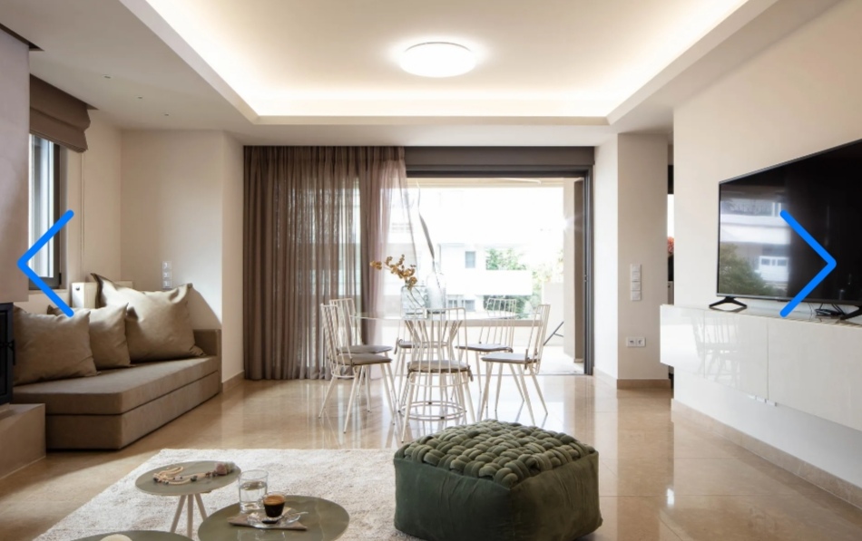 Glyfada (center) | 3 bedrooms apt, weekly or monthly rental