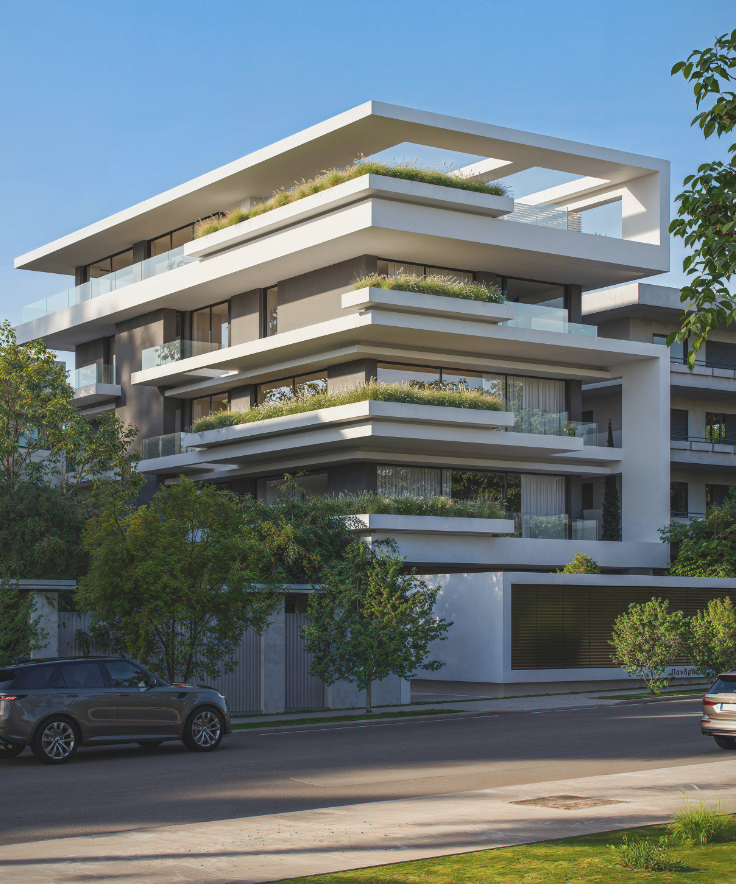 Glyfada (Center) | Penthouse Duplex 290m² | 3rd-4th floor | 4 bedrooms | Under Construction