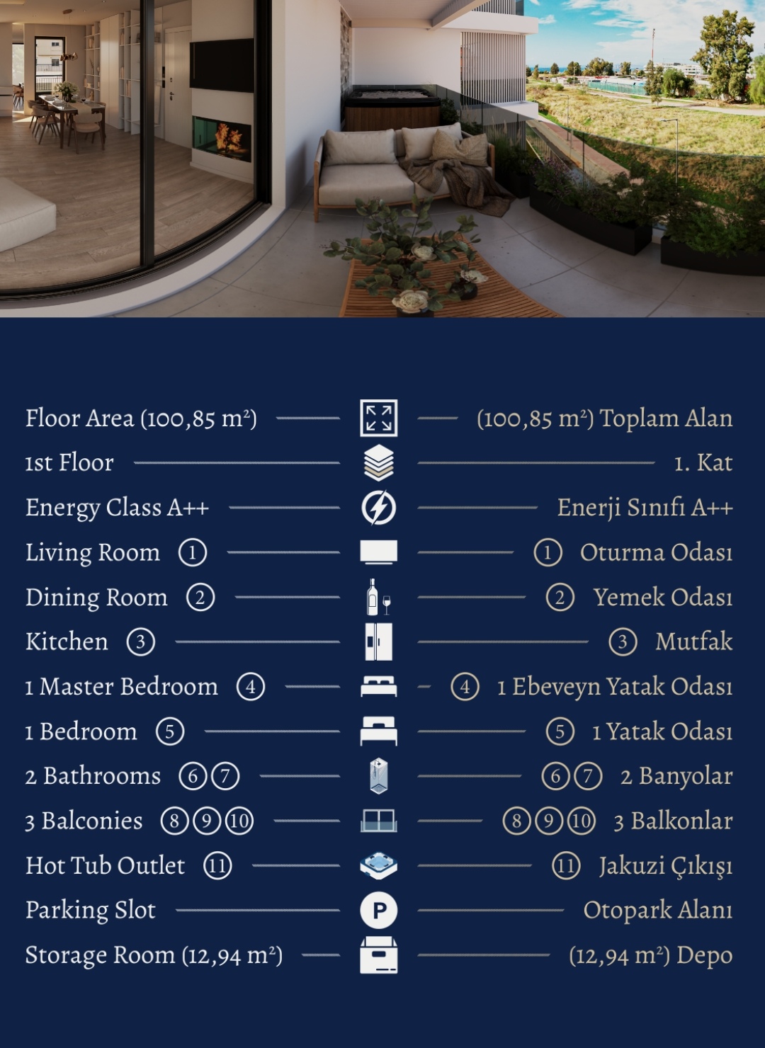 Glyfada (Panionia) 100,85m² | 1st floor