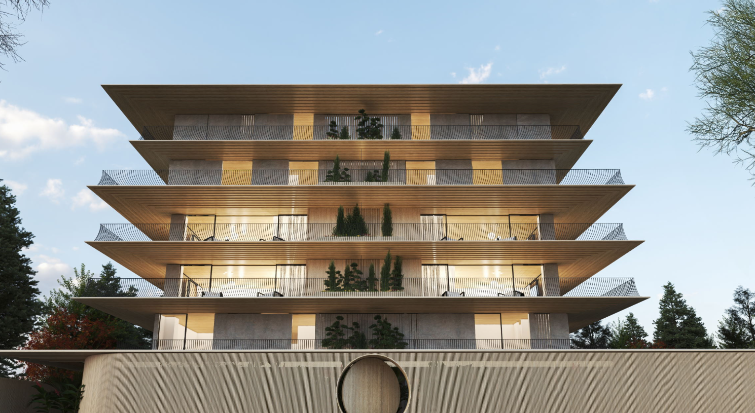 Glyfada (Center) | 254m² Ground-floor 3 storrey apartment with private garden and pool.