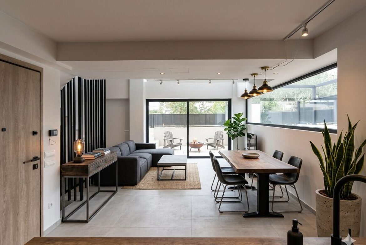 Voula (Asklipieio) Contemporary 3-Level Maisonette (174sqm) – Steps from the Athenian Riviera sea side.