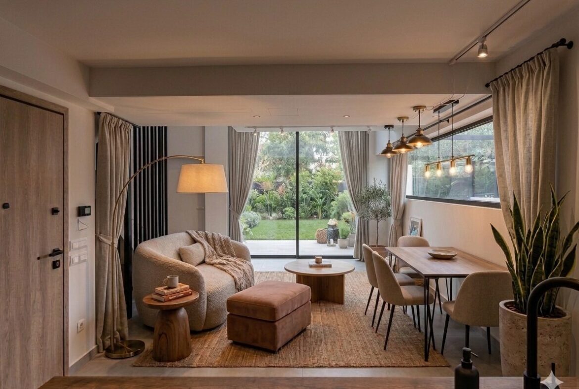 Voula (Asklipieio) Contemporary 3-Level Maisonette (174sqm) – Steps from the Athenian Riviera sea side.